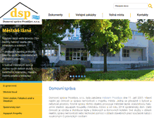Tablet Screenshot of dsp-pv.cz